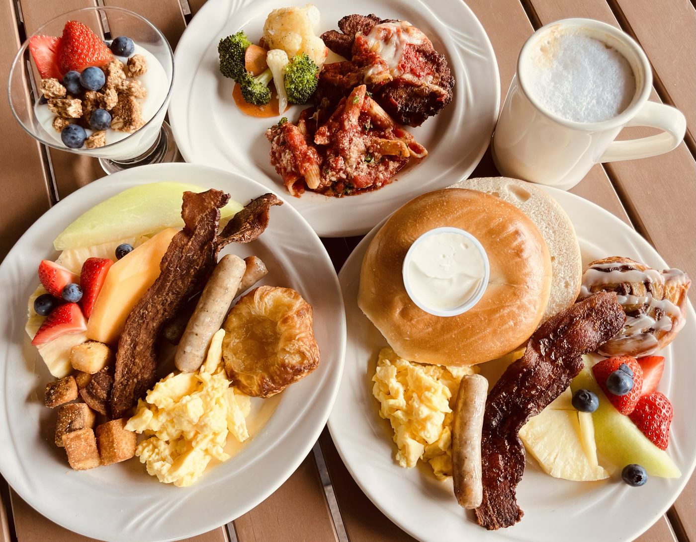 Brunch spread